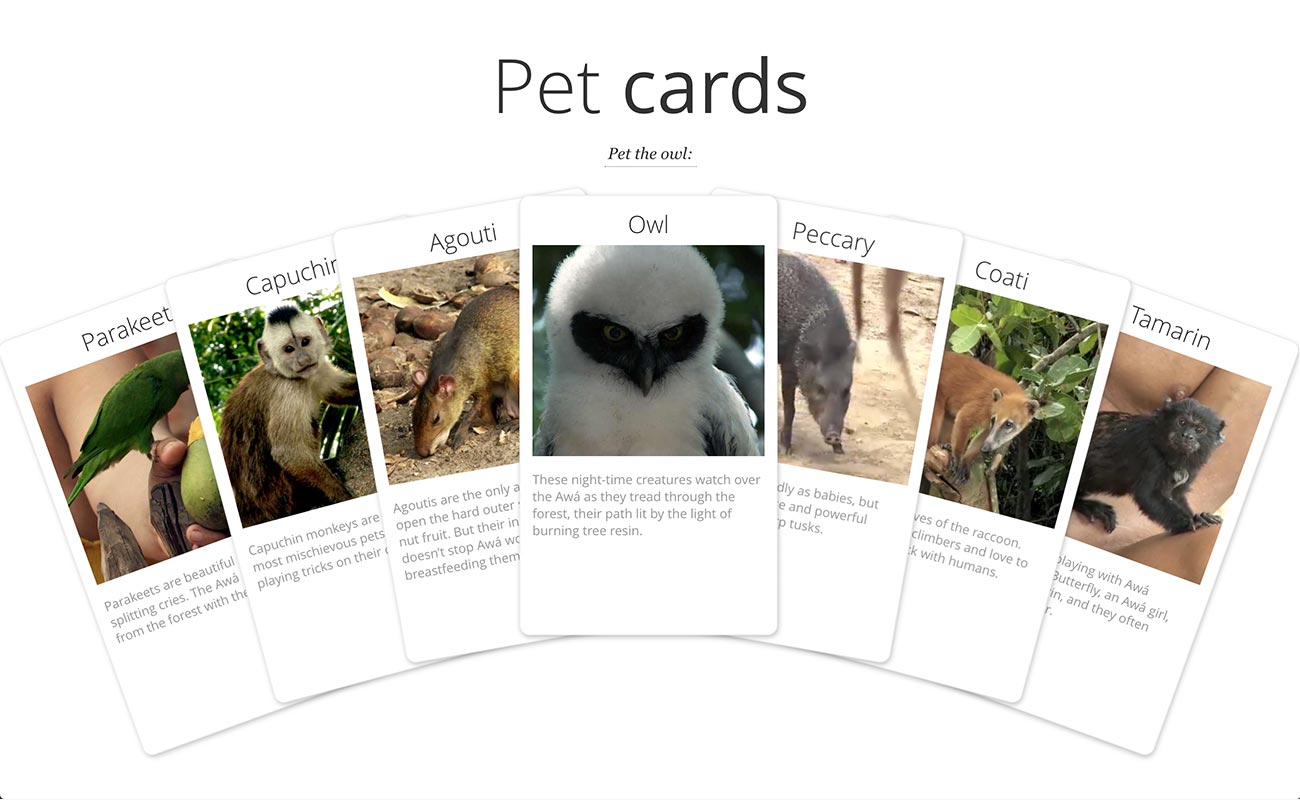 Awa pet cards