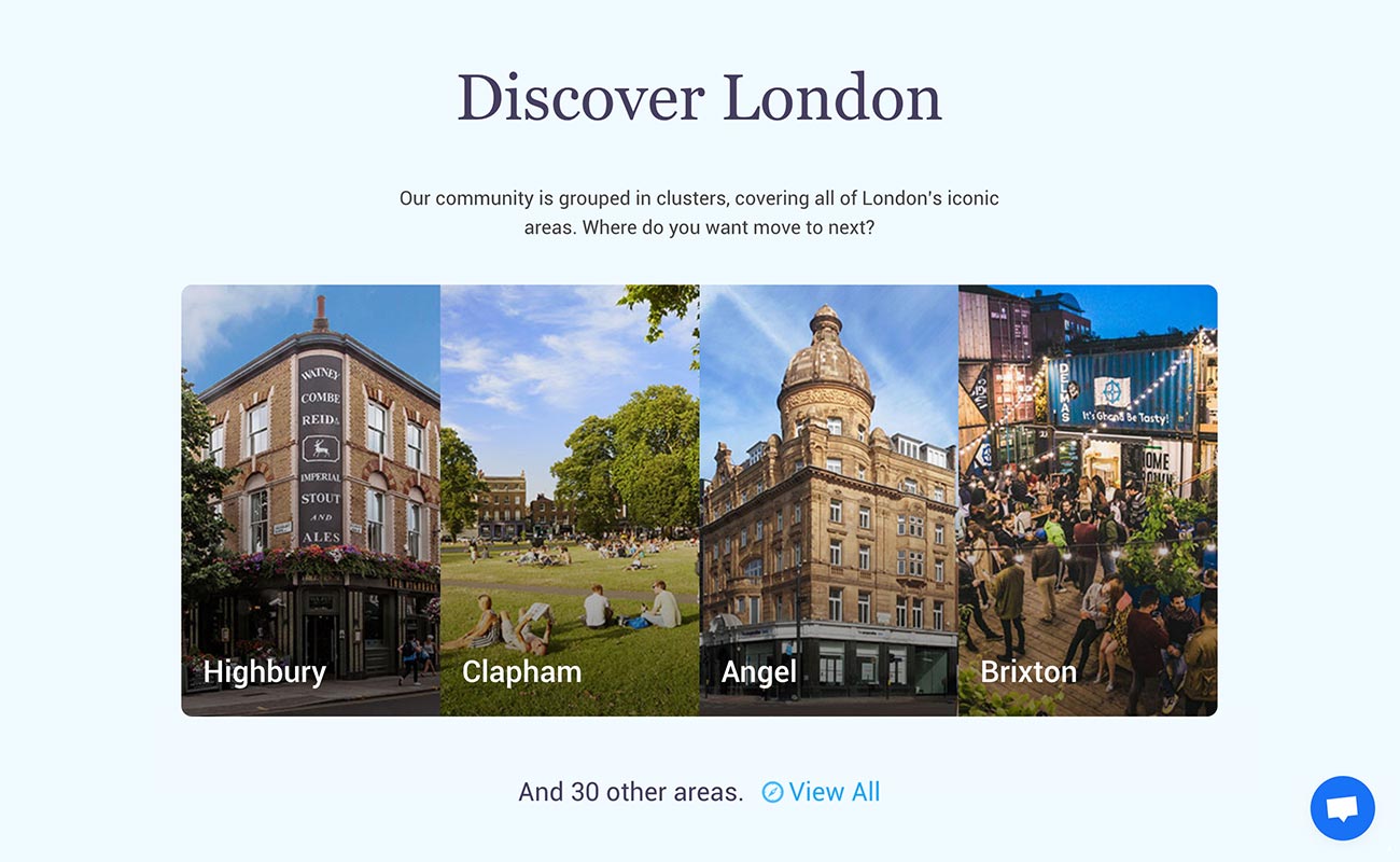 Discover london screen
